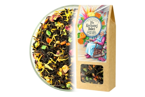 Herbata Czarna DLA KOCHANEJ BABCI (KT) (50g) Idealna Na Dzień Babci !!